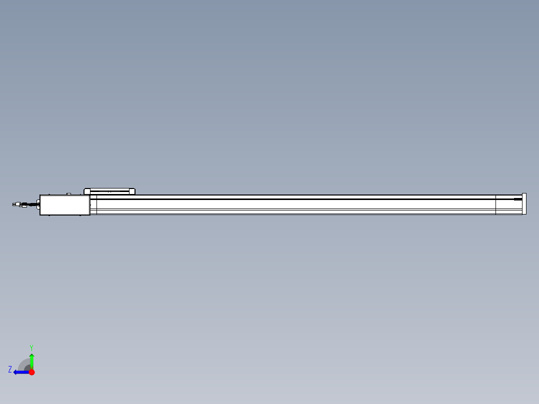 威洛博LB.GB同步带传动--欧规系列LB6A-L65-S1200-BL右视图