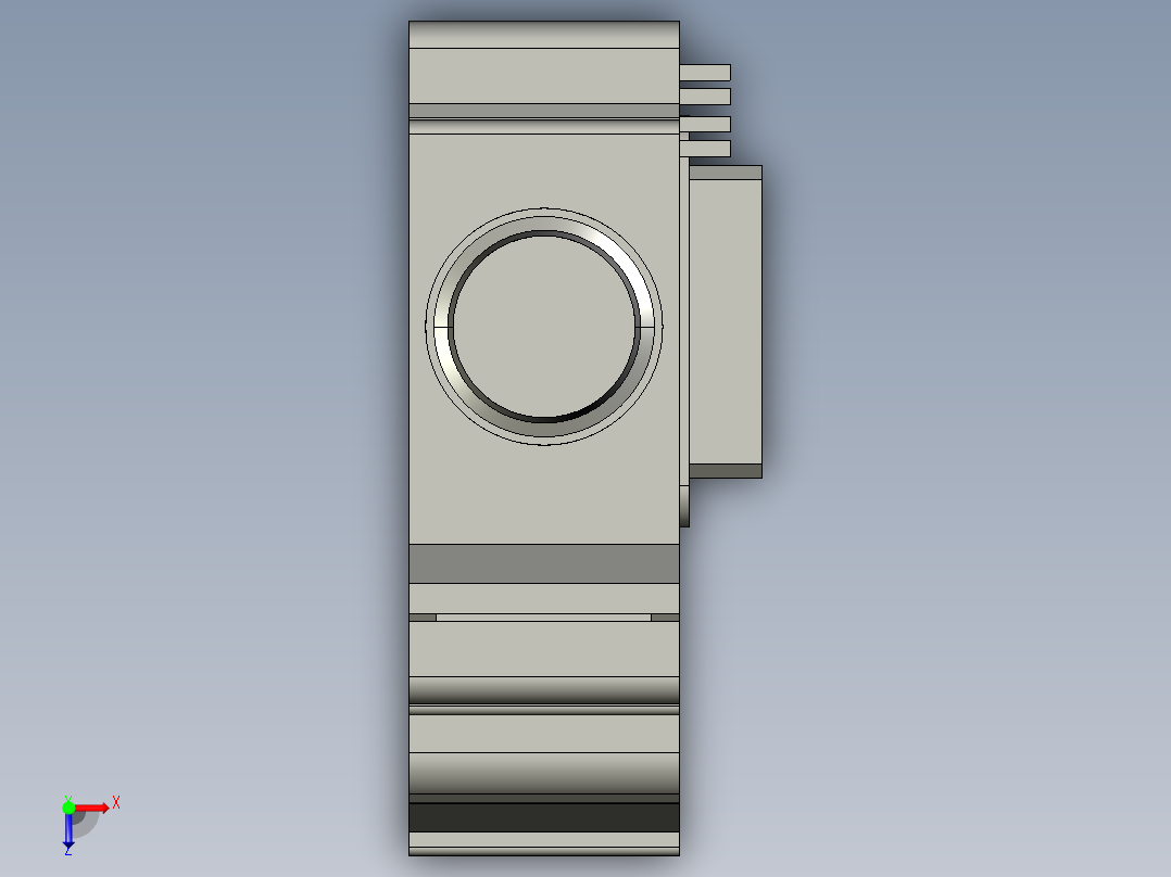 基恩士FS-V34C(P)_kc图纸模型俯视图