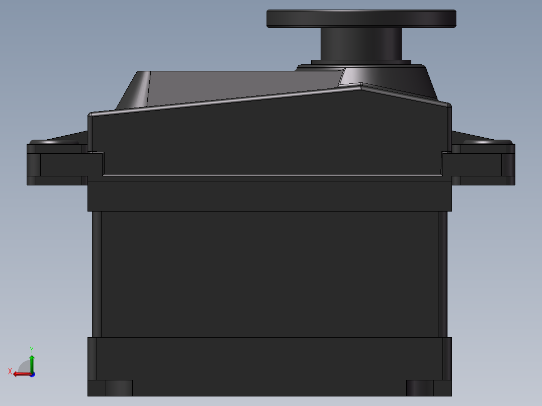 Savox SC-1258TG齿轮舵机后视图