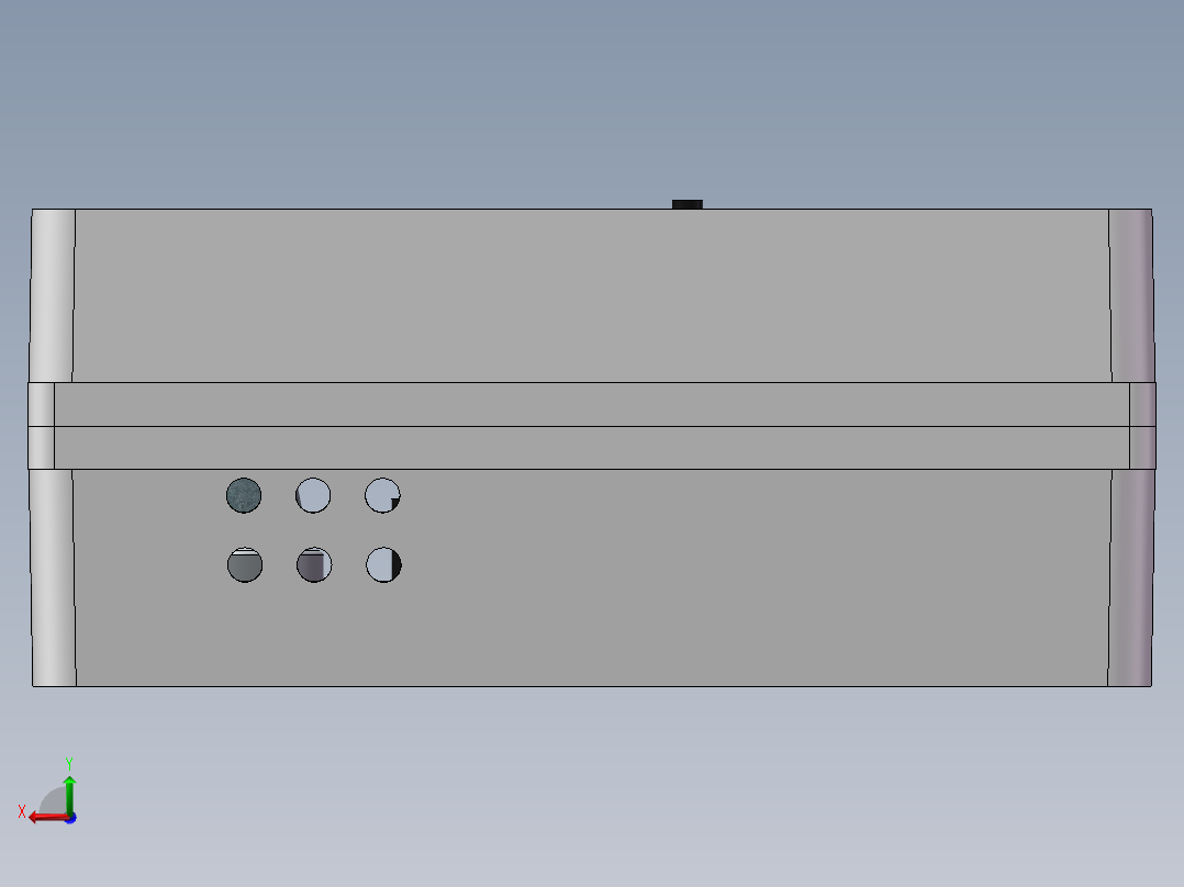 气体报警器后视图