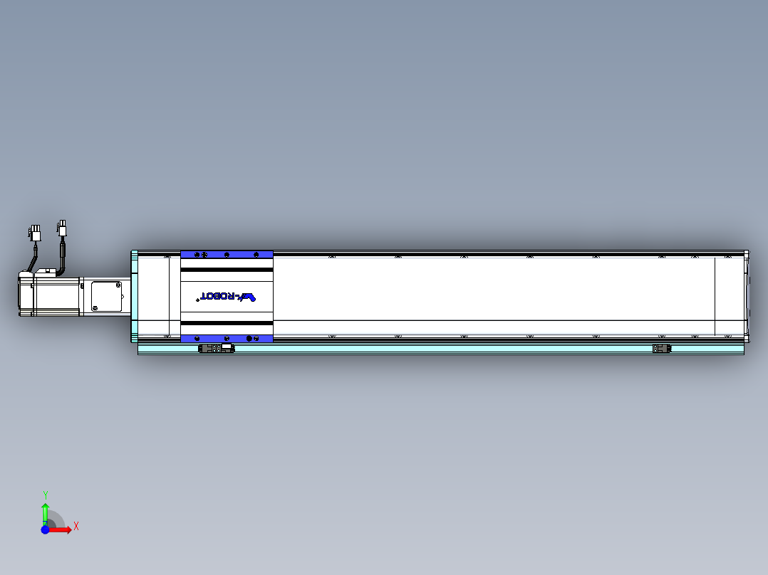 VF丝杆传动-一般环境VF14-Lxx-C-S650-BC-ZP40-C3前视图