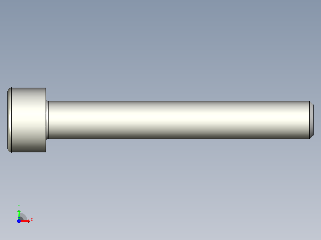 螺钉-DIN_912-M5x35.stp前视图