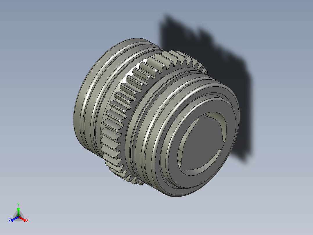 THK滚珠花键<span style='color: red'>3D</span>模型IGS格式