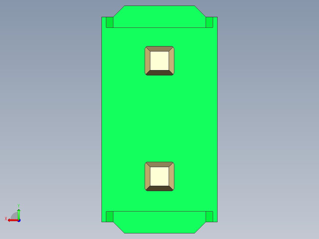 彩色公头100mil（2.54mm）系列-DS1021_green_2x01p_100mil_Type43_rev1.0后视图