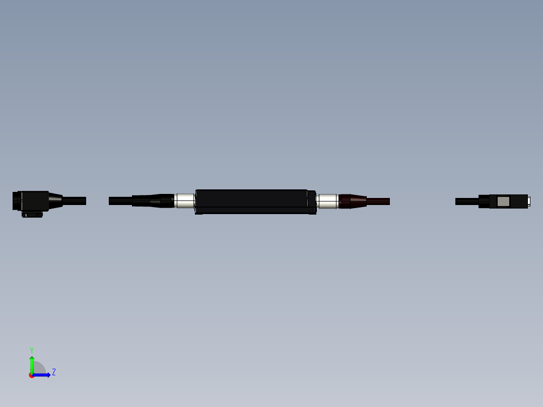 基恩士XG-S200C_M_kc图纸模型左视图