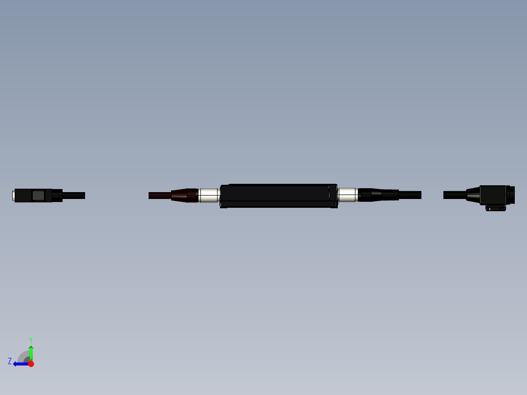 基恩士XG-S200C_M_kc图纸模型右视图