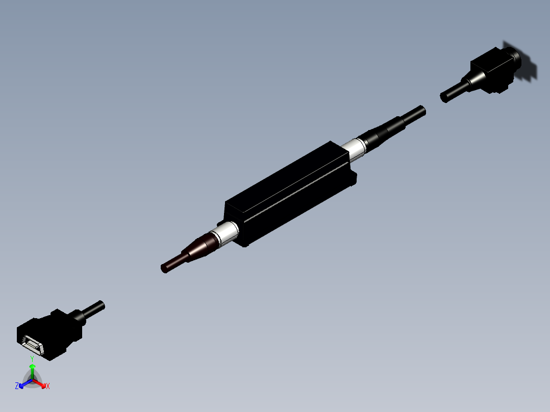 基恩士XG-S200C_M_kc图纸模型正等轴测图