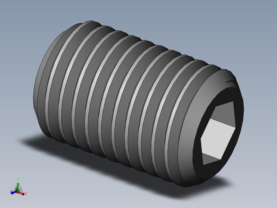 DIN 913-ISO 4026 固定螺钉-M20 L=30.SLDPRT