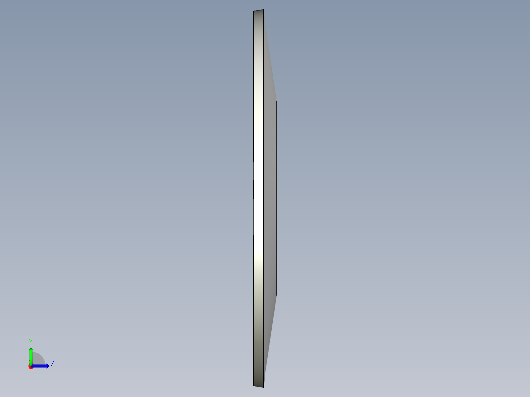 盤型彈簧DS(外徑100mm~250mm)多系列多零件图纸模型左视图