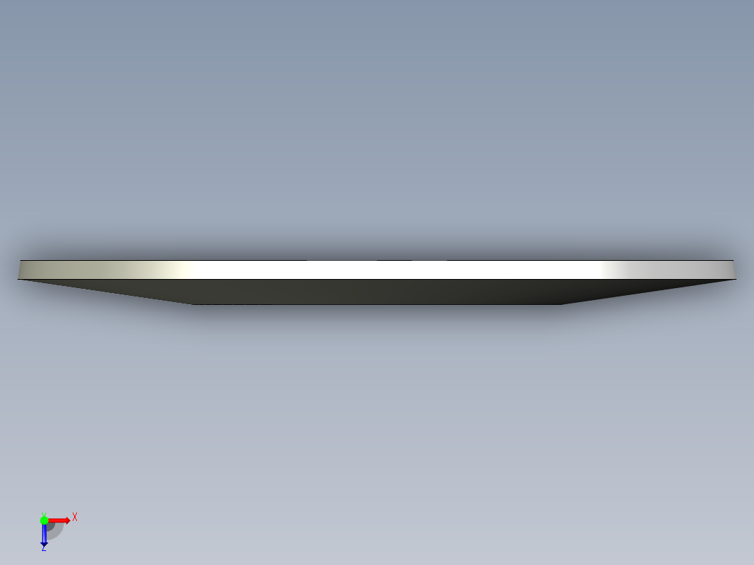 盤型彈簧DS(外徑100mm~250mm)多系列多零件图纸模型俯视图