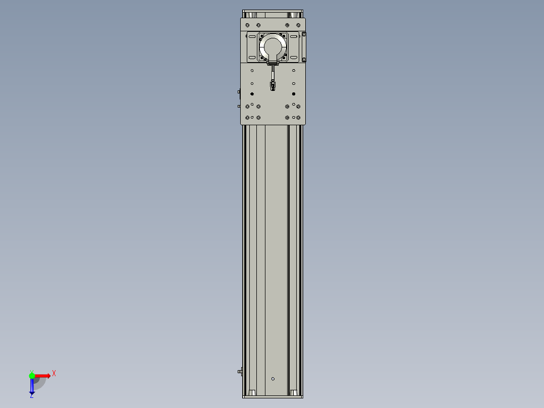 东锦齿条传动DH175G-L167-S750-BU-减速机+750W俯视图