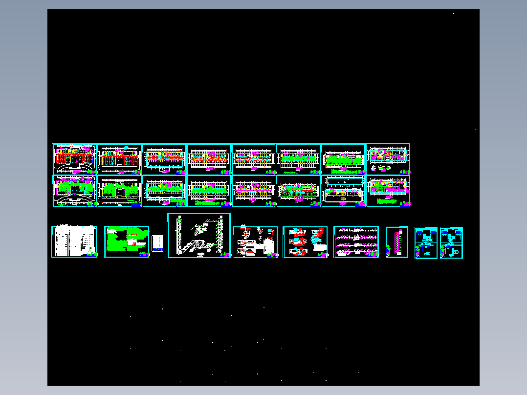 行政大楼空调工程图