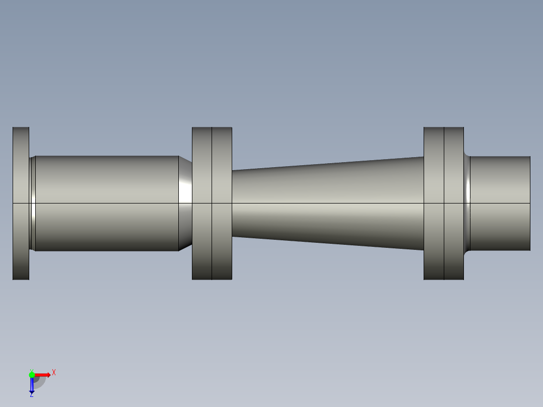 蒸汽引射器俯视图