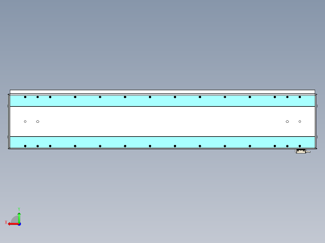 威洛博LC系列3d模型模组LC22H1Y-S1050后视图