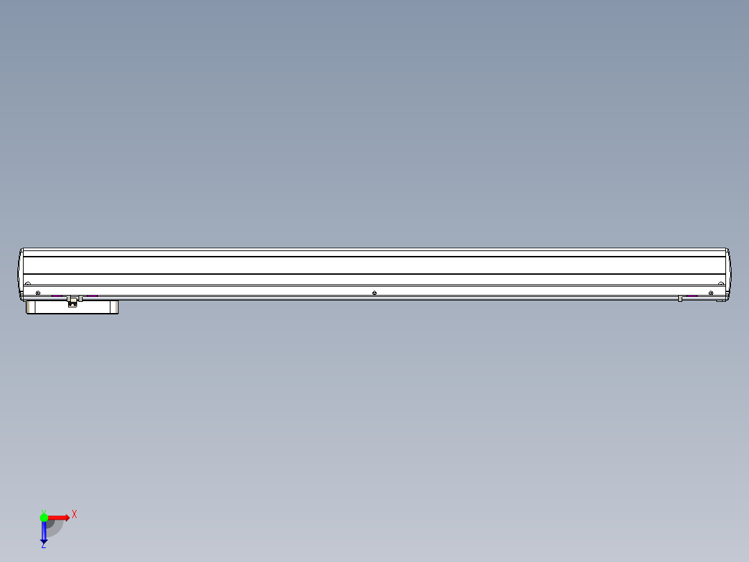 威洛博LC系列3d模型模组LC22H1Y-S1050俯视图