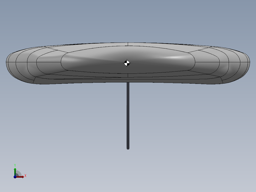 站立桨板前视图
