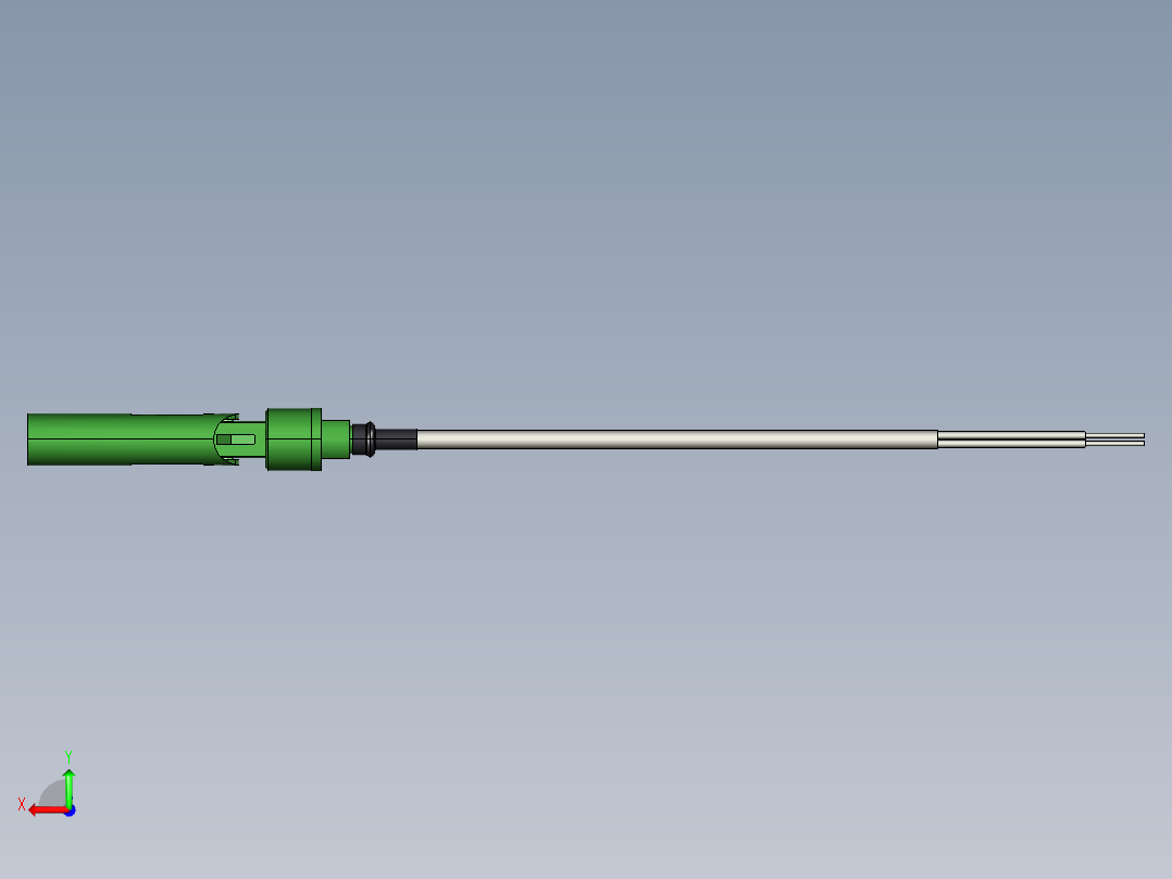 超声波设备-PP-BODY-CABLE-0.5in-BSP后视图