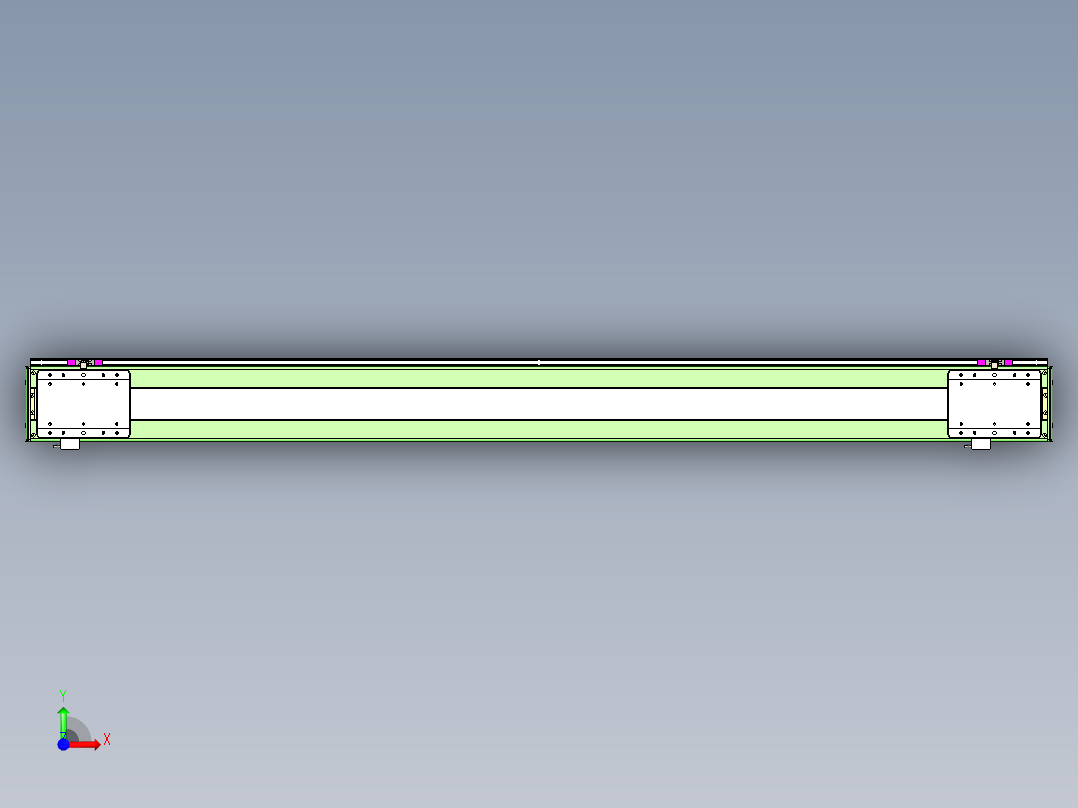威洛博LC系列3d模型模组2LC17E2Y-S1800前视图