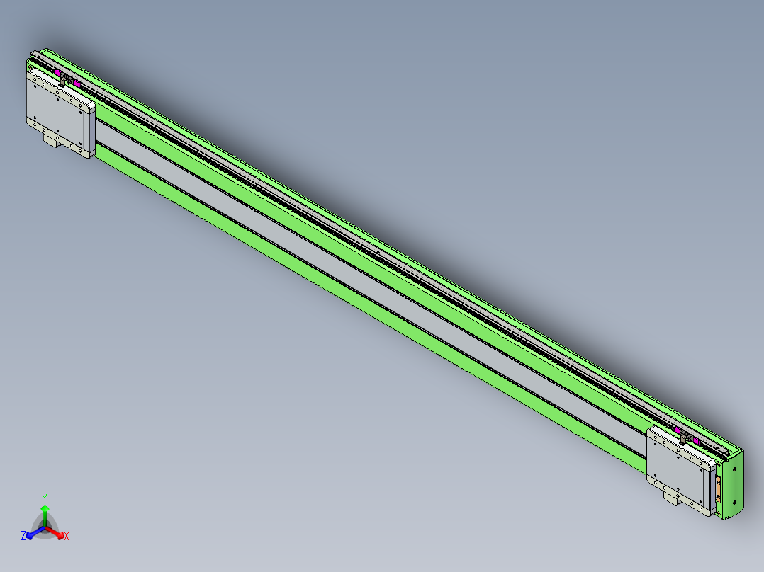 威洛博LC系列3d模型模组2LC17E2Y-S1800正等轴测图
