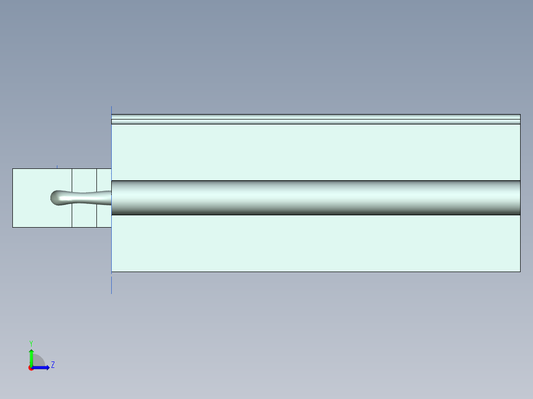 五轴联动表面感应加热淬火机床设计(含全套CAD图纸)===J5==15yuan左视图
