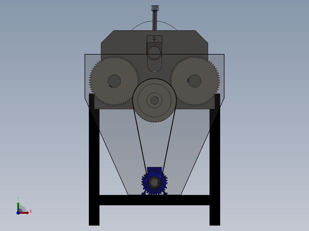 弯辊机sw20可编辑前视图