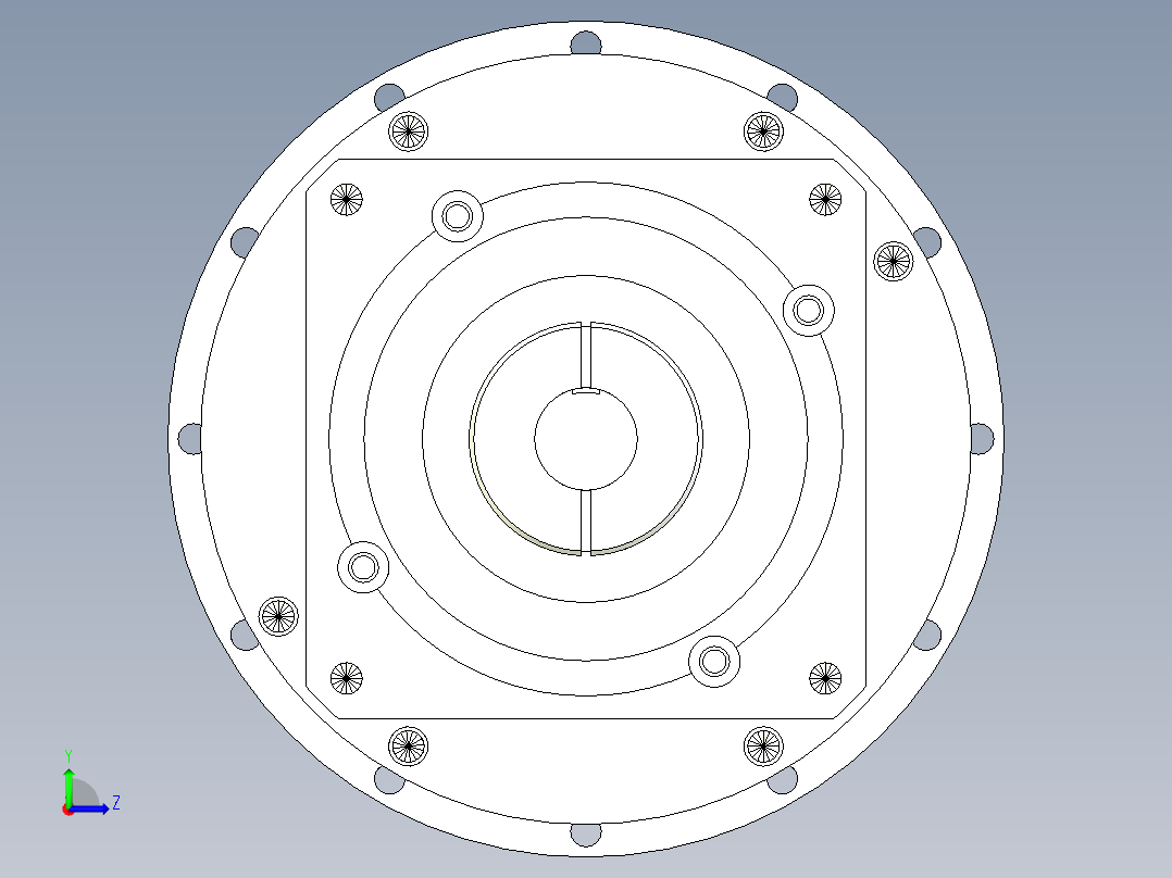 直齿PLH160-L2 22-110-145-M8.stp左视图