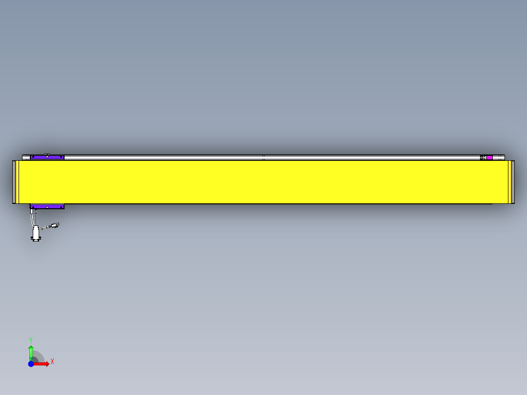 威洛博VL系列3d模型模组VL14S1Y-S1400前视图