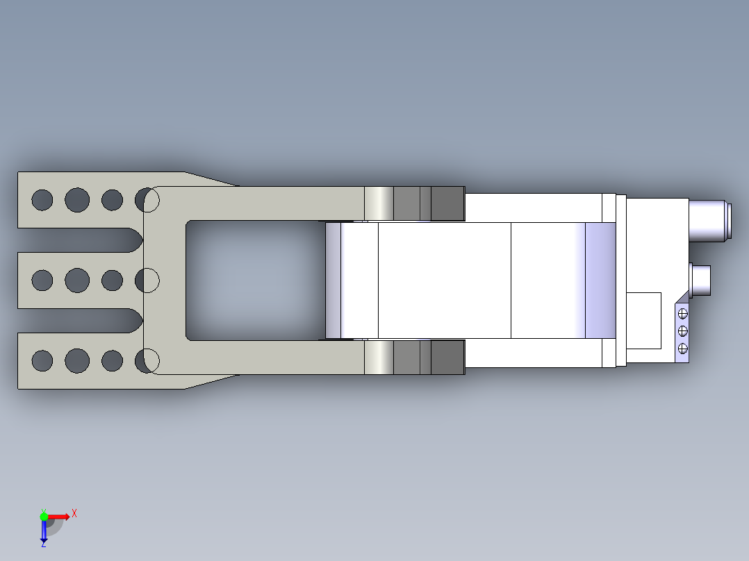 德克斯TUNKERS气缸数模V40 BR2 T12 A50_A51_A52俯视图