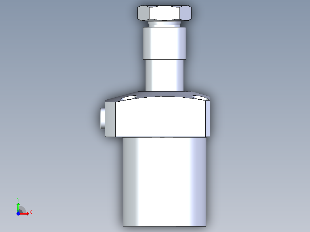 KOSMEKLHA0550-CL多系列多零件图纸模型前视图