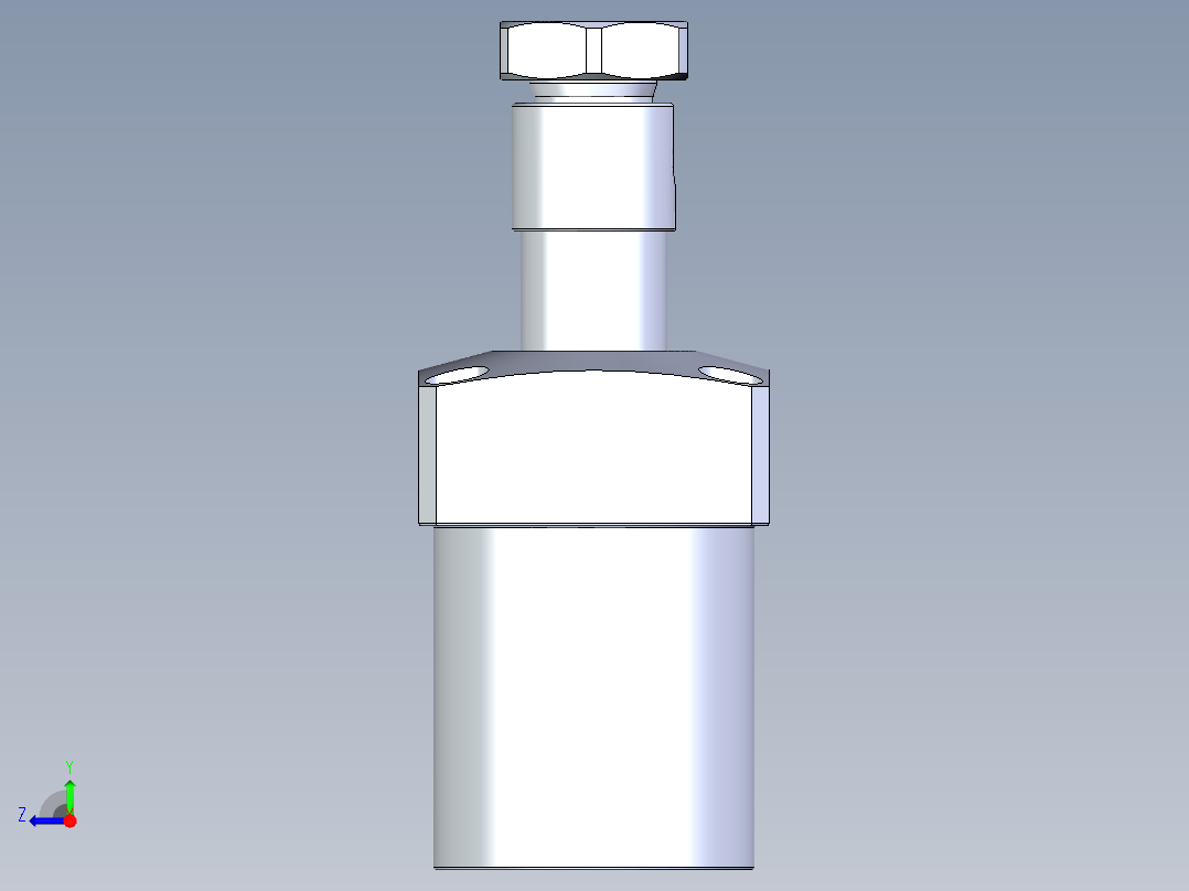 KOSMEKLHA0550-CL多系列多零件图纸模型右视图