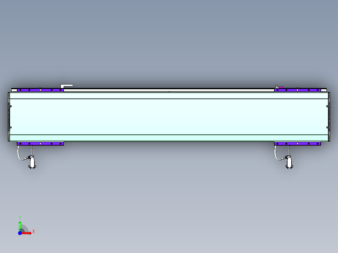 威洛博VL系列直线电机模组-2VL22H3-S900前视图