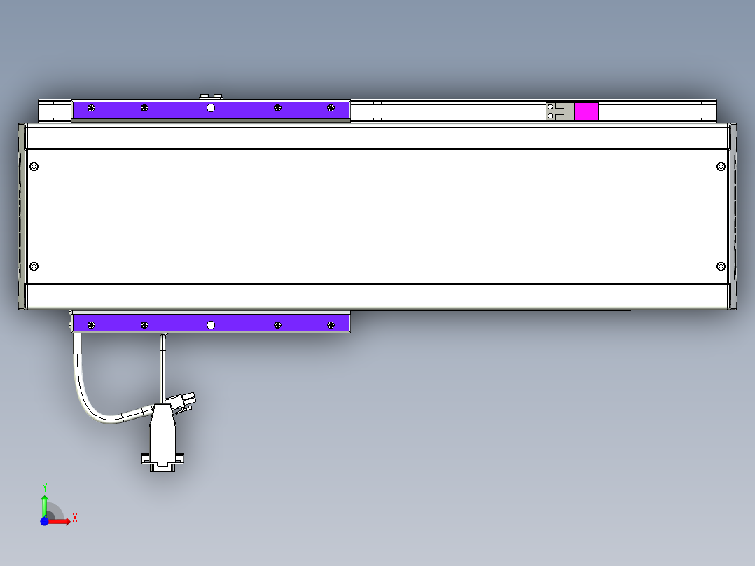 威洛博VL系列直线电机模组-VL14S3-S250前视图