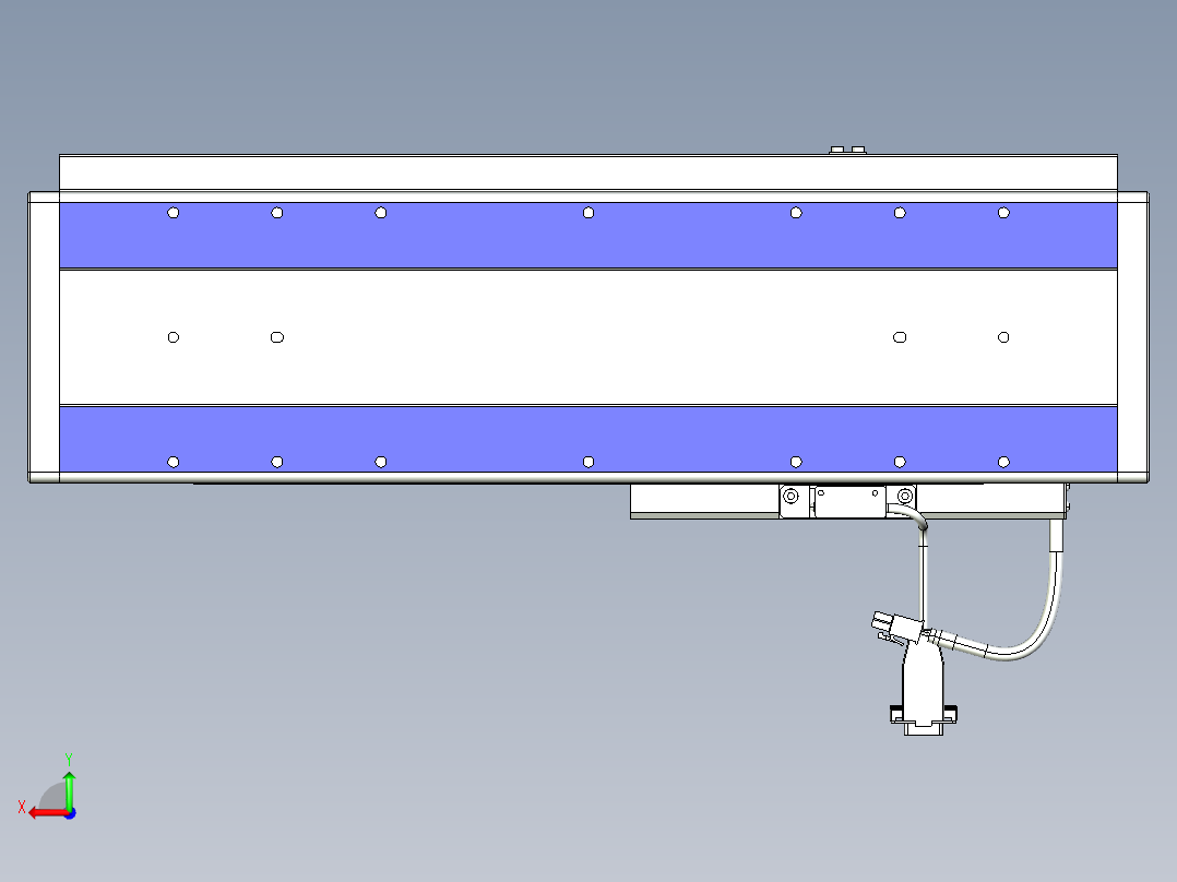 威洛博VL系列直线电机模组-VL14S3-S250后视图