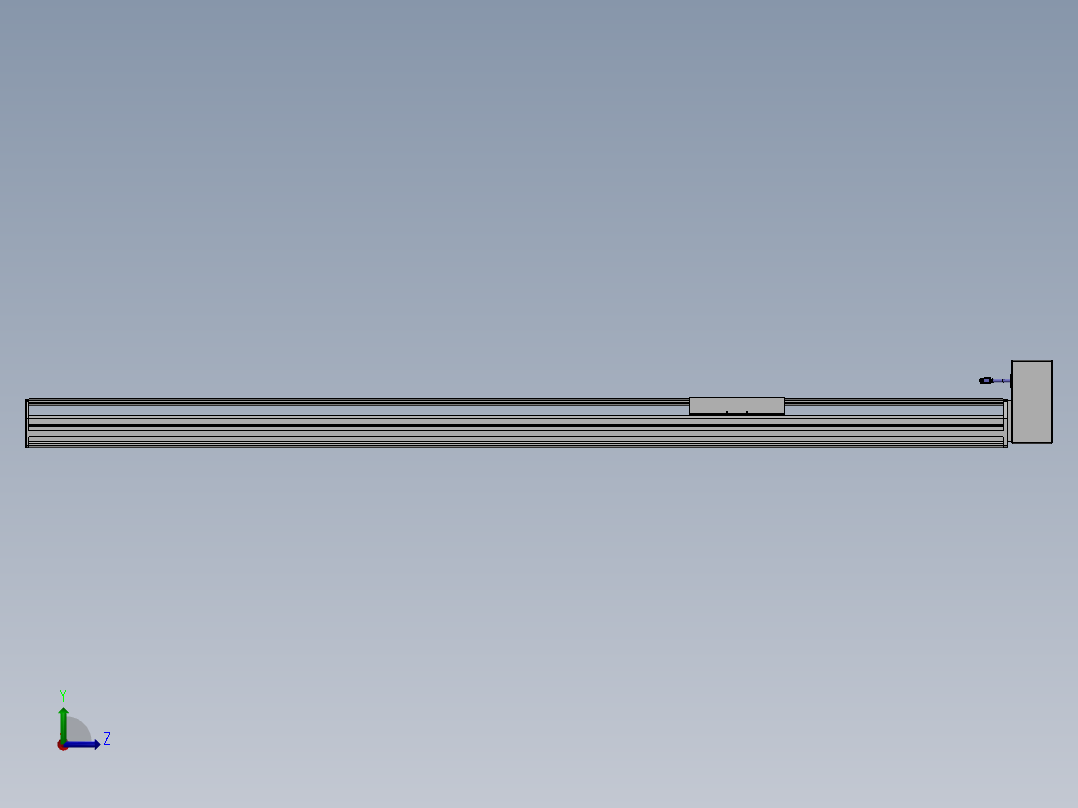 精密模组MT220-L150-2000-LU-M75-C4左视图