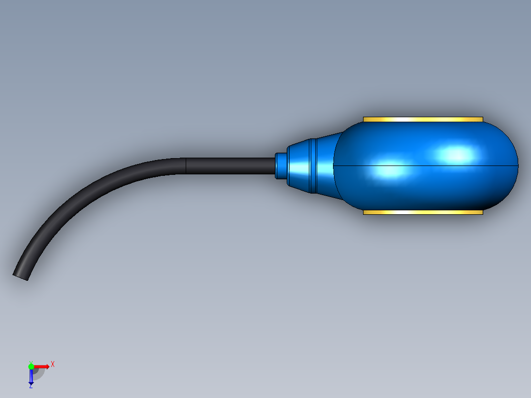 超声波设备BLE-PVC-20m-66ft-MICROSWITCH-NONC俯视图
