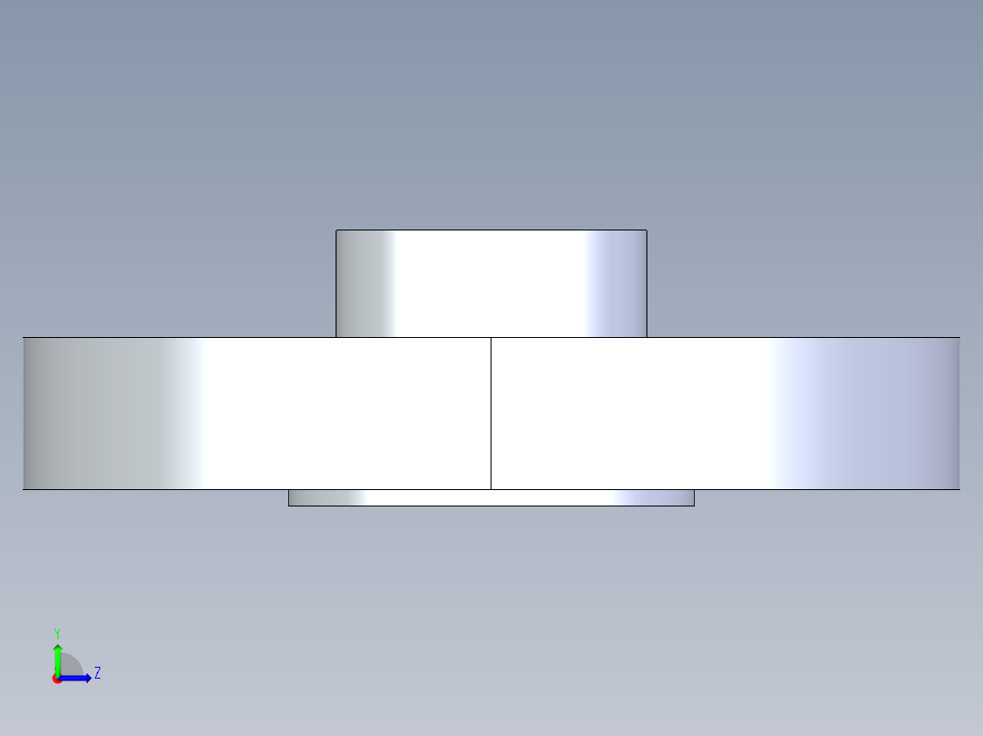 CPVC管件26-Sch80_Flange Vanstone_SOC_9854-005_0.5in左视图