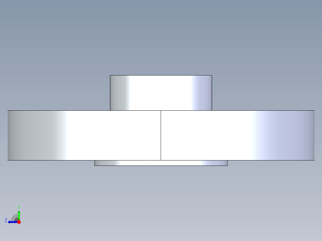 CPVC管件26-Sch80_Flange Vanstone_SOC_9854-005_0.5in右视图