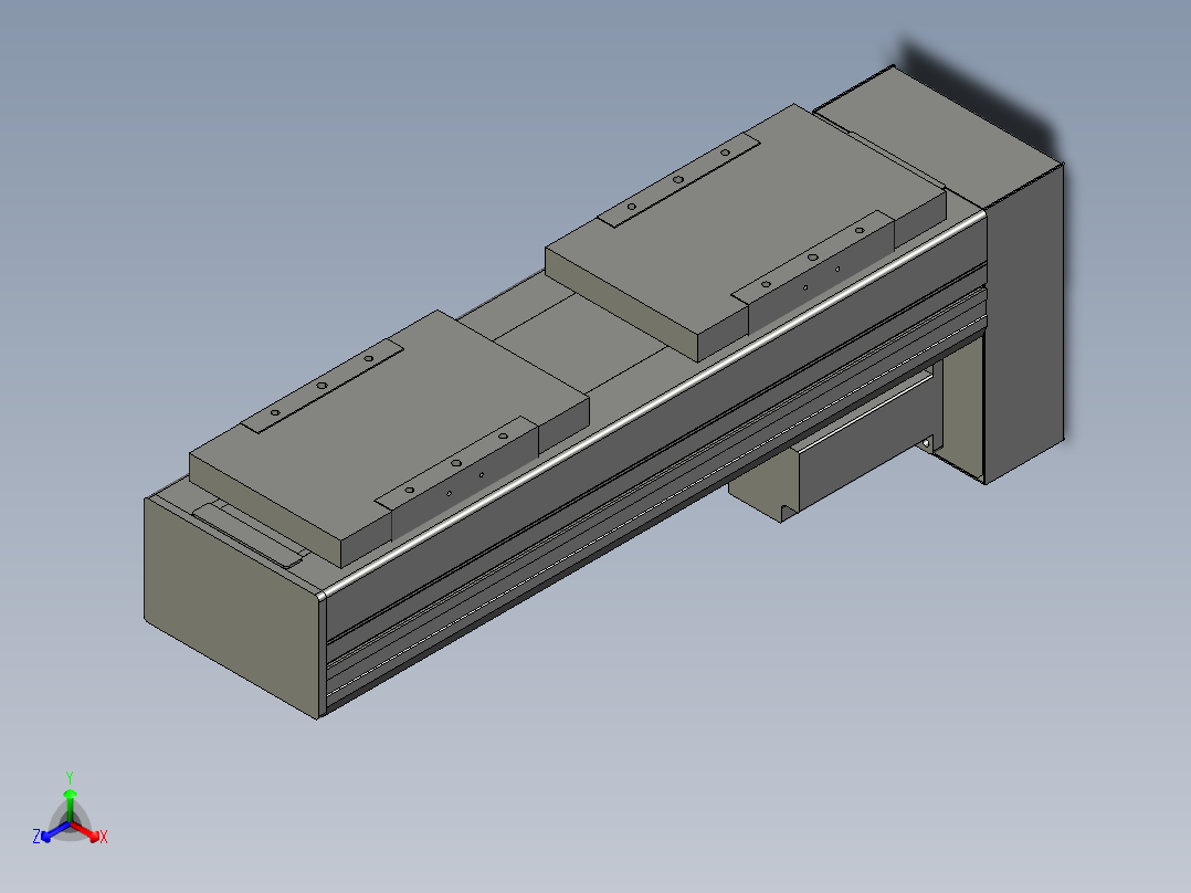直线模组WG-LHC12-S200-D设计图纸