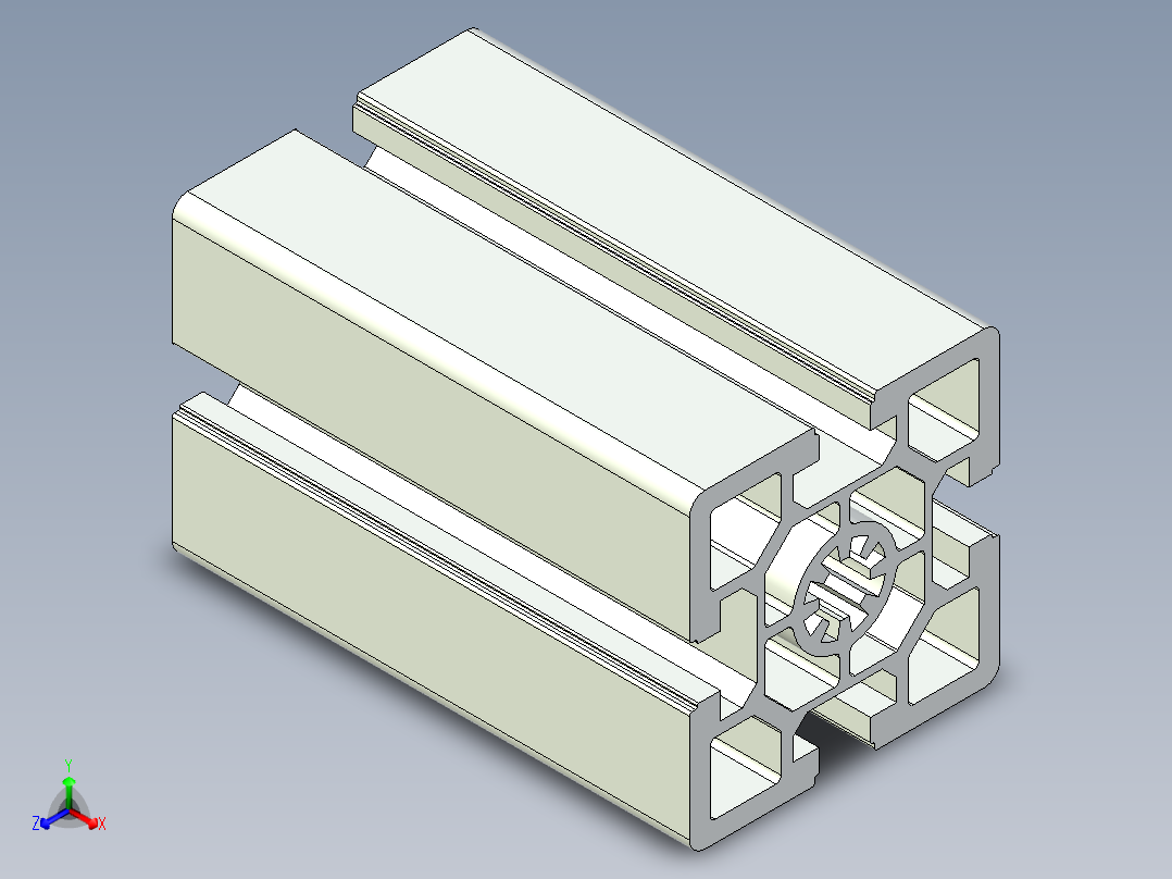 型材-BR 60X60 KJN990350.STEP正等轴测图