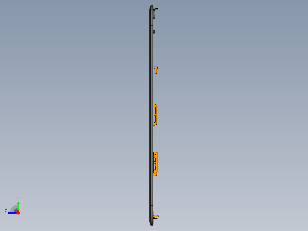 Iphone手机苹果11原版壳体结构图右视图