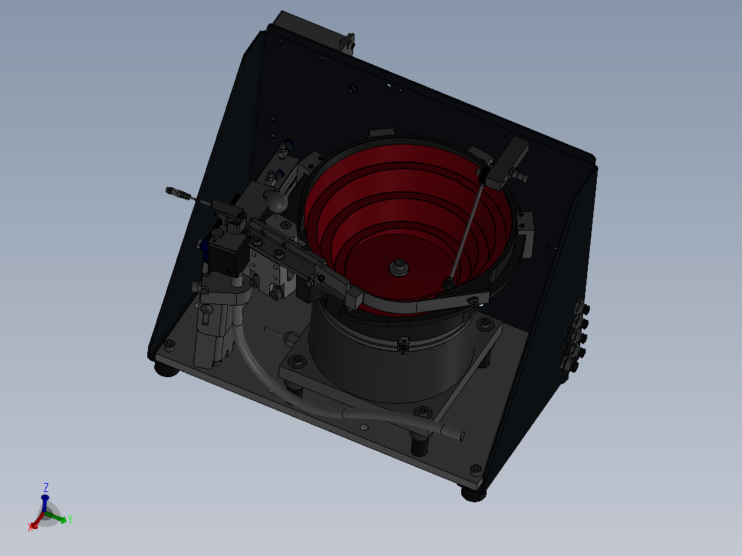 振动盘上了吹钉机构
