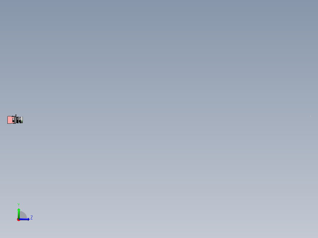 自复位按钮（不带灯）YW1B-M1E10G（24V绿）左视图