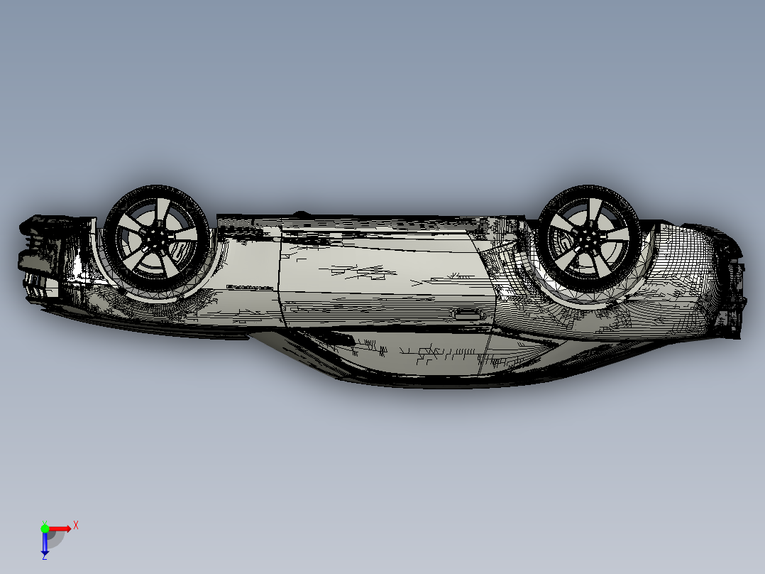 科迈罗 2010俯视图