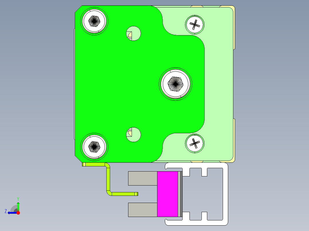 威洛博LES小滑台LES16-Lxx-S50-BC右视图