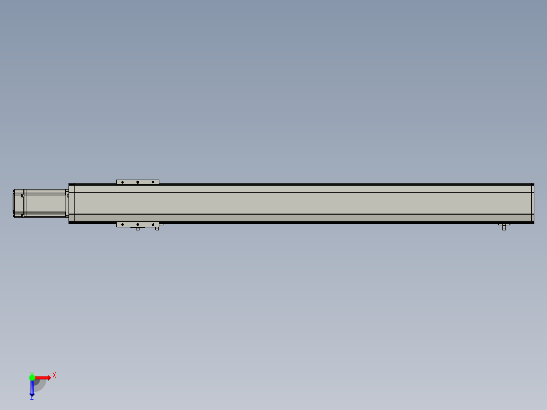 东锦丝杆传动-直线滑台模组DH85-C-L10-S750-BC-P400W-C3俯视图