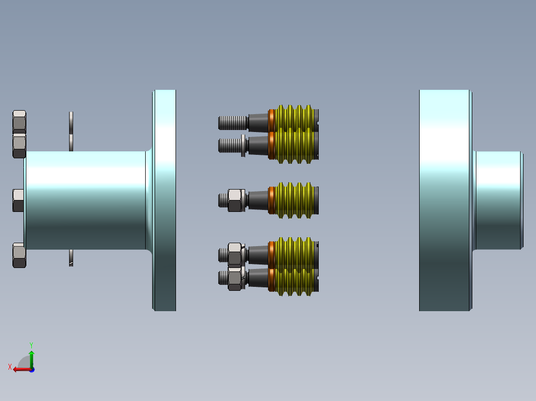 国标弹性套柱销联轴器所有规格(部分含制造图纸)197073===30后视图