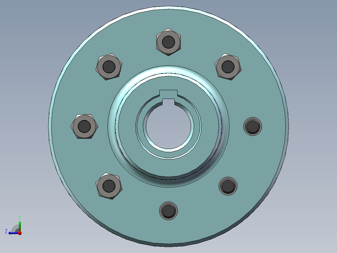 国标弹性套柱销联轴器所有规格(部分含制造图纸)197073===30右视图