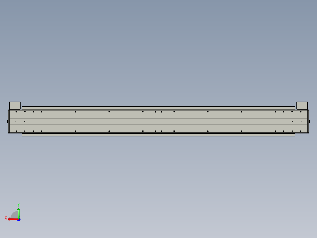 威洛博双电机滑台-VBC14S2-L50-S1200-BU-P40-C6后视图