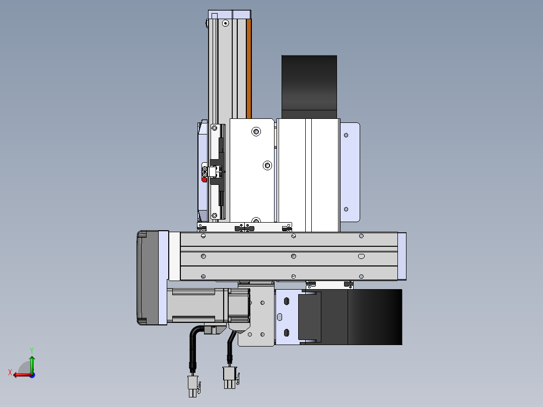 内嵌直交机械手XYG系列XYG220-A4后视图