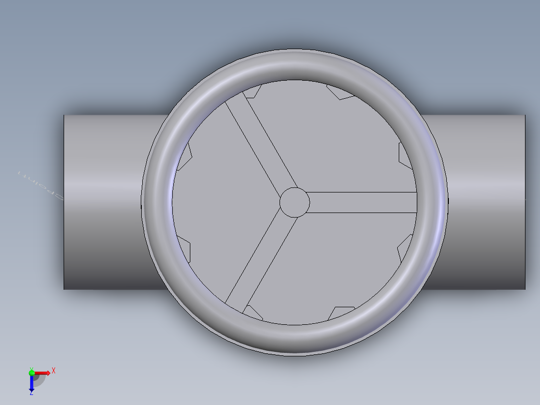 gate valve (asme b16.34) bw - 150-2500俯视图